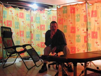 Working Behind Curtains I - Costa Rica Chiropractor