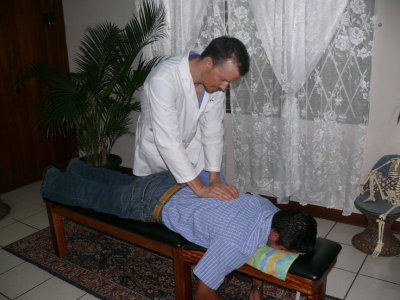 Costa Rica Chiropractor Adjusting I