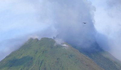 Arenal Volcano Crater Closeup