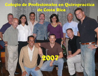 Miembros del Colegio de Profesionales en Quiropractica de Costa Rica I