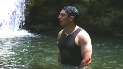 Eric at Waterfall