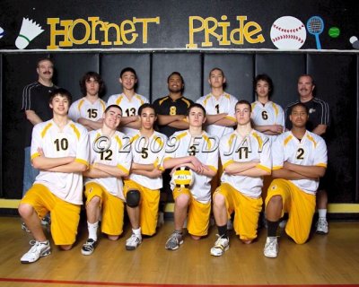 Men's Volleyball Team Portraits 3-16-09