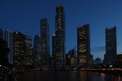 Skyline from Singapore River