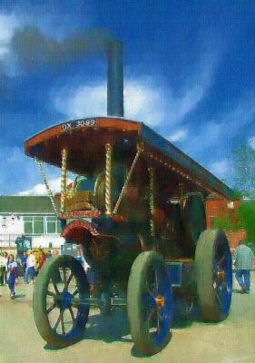 TRACTION ENGINE IN 'OIL'