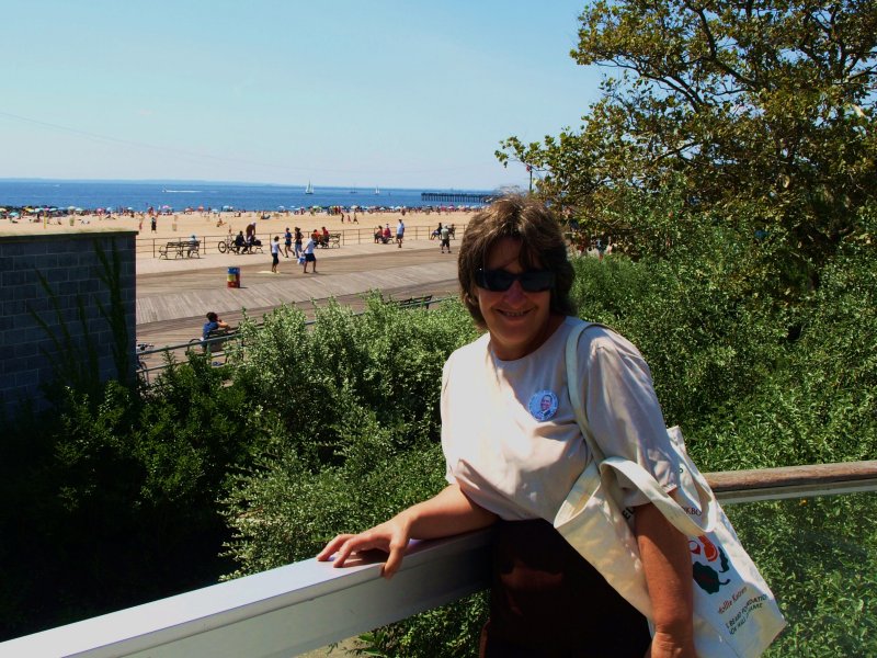 Donna at Coney Island