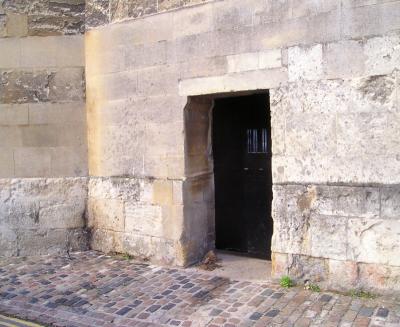 Ancient mysterious Oxford door