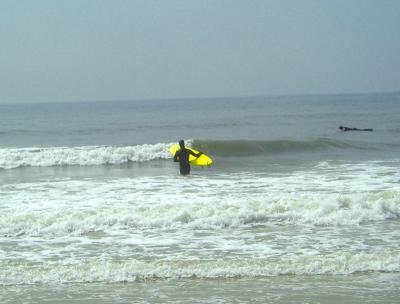 A Long Beach surfer