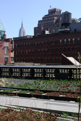 view from high line park
