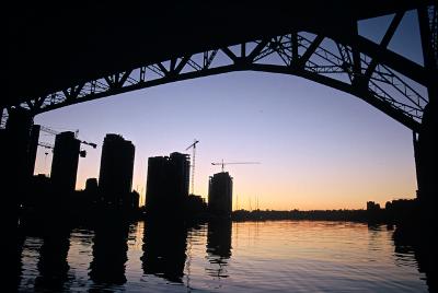 downtown silhouettes