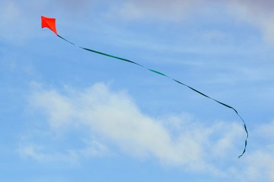 Kite flying at Burton Dassett, Warwickshire