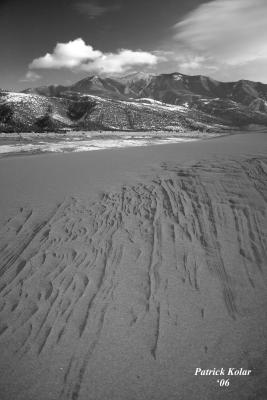 Great Sand Dunes B&W 1