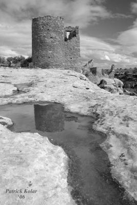 Hovenweep House B&W-Hovenweep Nat. Monument