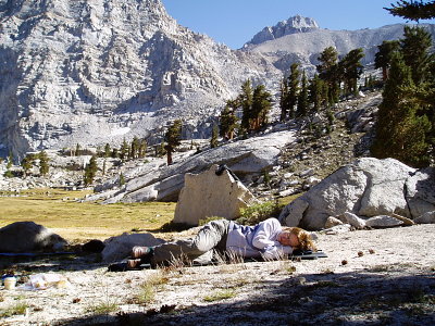 Nap at Camp Lake