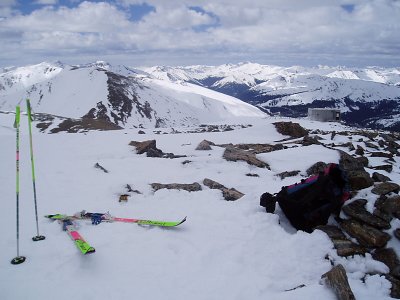 View south from the summit of Mt Eva 