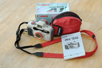 Canon Sureshot A1 Water Resistant 35mm Camera & Case