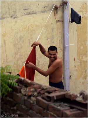 Man in New-Delhi