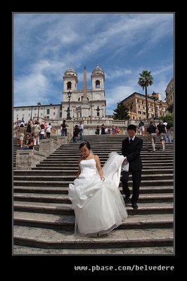 Newly Weds, Spanish Steps, Rome