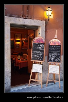 Special Menu Just For You, Rome