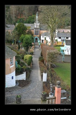 Pathway to Town Hall, Portmeirion 2010