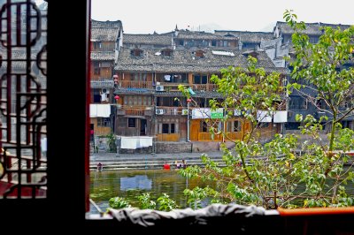Fenghuang - the view from our hotel room