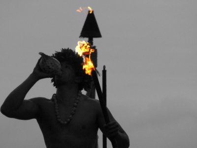 Luau Dancer torch