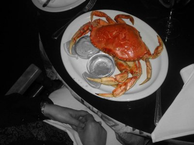 The crab that came to dinner