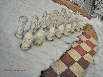Aerie Resort & Spa -Winter chess-