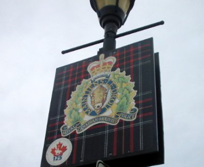 RCMP Emblem...on a Scottish Tartan?