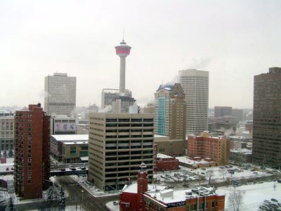 Wintery day in Calgary