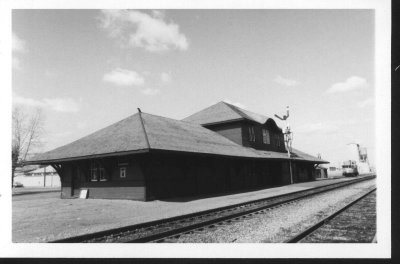 Old Wetaskiwin train station when still a train station