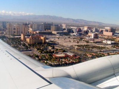Flying away from Vegas