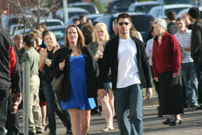 Our daughter and son in law arriving....