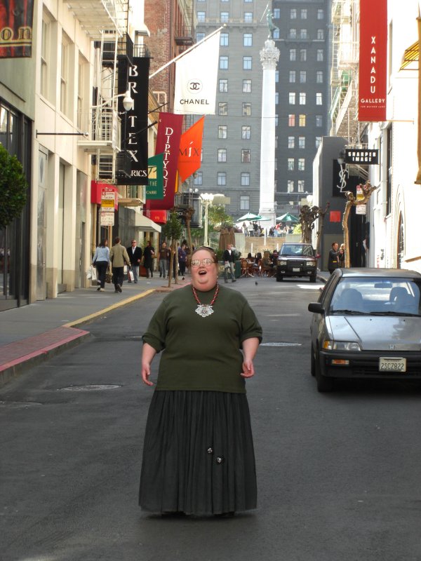 Opera Singer on Maiden Lane, Union Square
