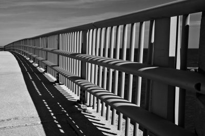 bridge railing bw