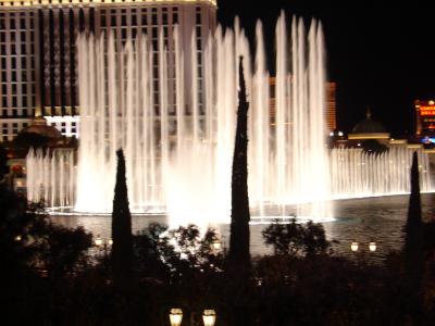 Bellagio fountain and light show