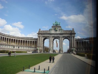 A triumphal arch in Brussels
