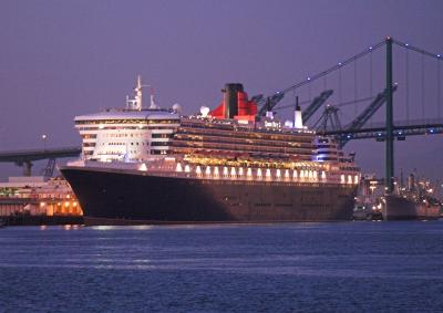 Queen Mary 2 Visits Los Angeles/Long Beach