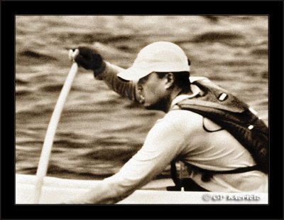 Paddler Detail (Sepia)