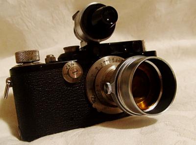 Leica III (F) w/ 50mm Elmar and Fison hood