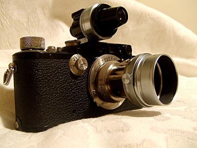 Leica III (F) w/ 50mm Elmar and Fison hood