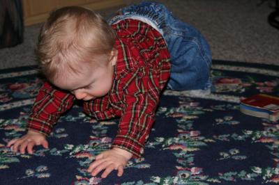 My first yoga pose: Downward-facing dog