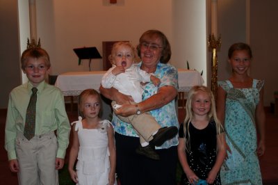 Me, my cousins and Grammy