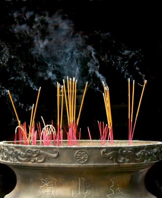 The scent of incense