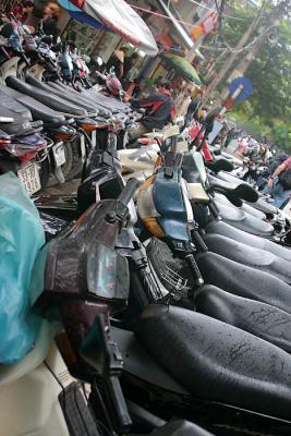 Put up a parking lot...for scooters