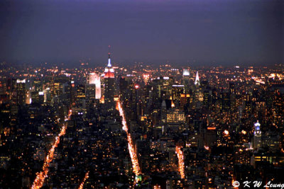 Evening View of New York 02