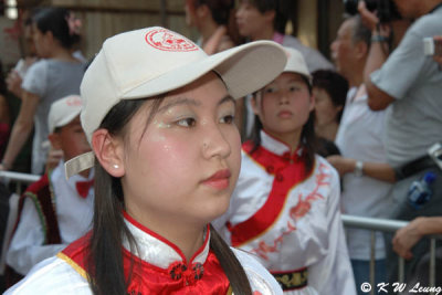 A girl in float procession 02