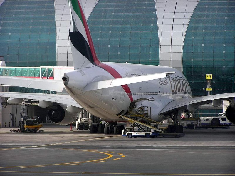 New A380 Airbus Emirates New Terminal 3 Dubai