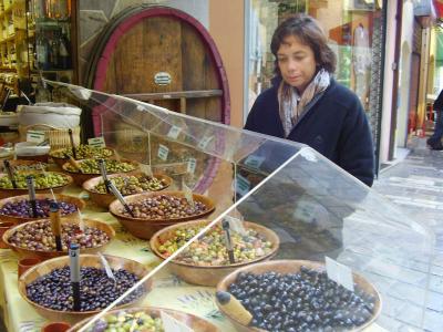 Hyeres Olive market   Southern France