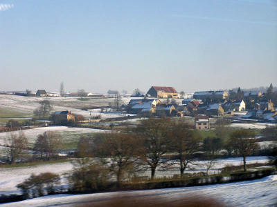 TGV to Paris   Snow centre of France