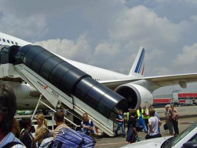Airfrance landed in RSA  747 Jumbo